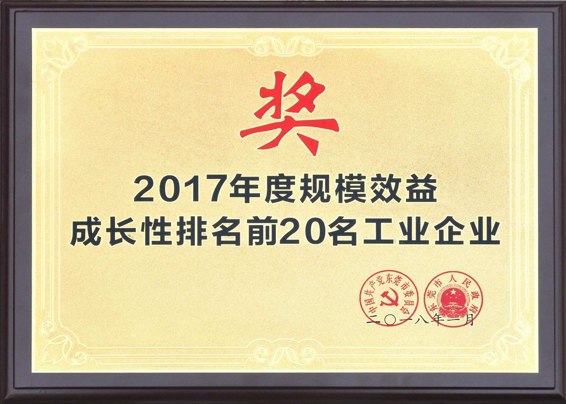 规模效益成长排名前20